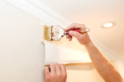 Pose de papier peint à Escamps — revêtements muraux et toiles de verre